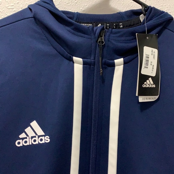 Women’s Adidas Brand New Dark Navy Blue Jacket - Picture 12 of 12